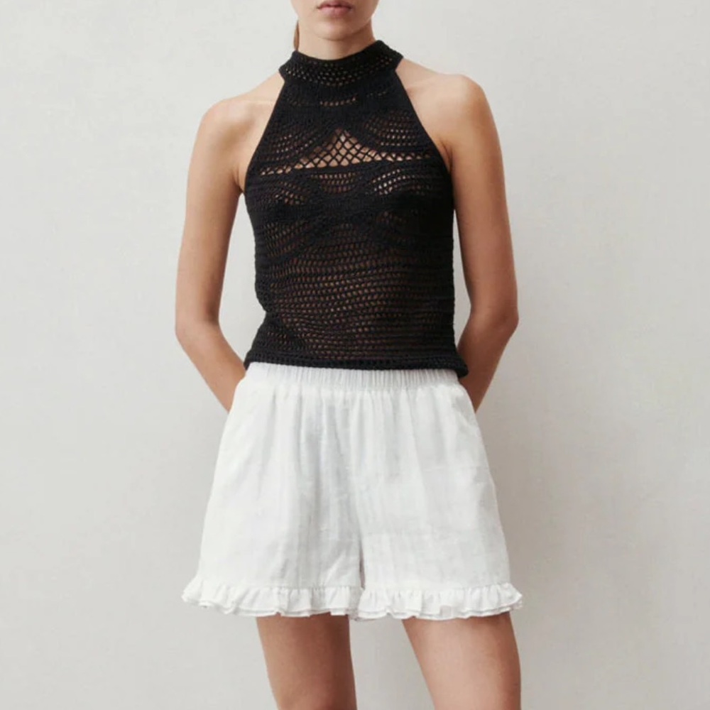 THE GARMENT EGYPT CROCHET TANK TOP - BLACK
ADD TO WISHLIST - Picture 3 of 11